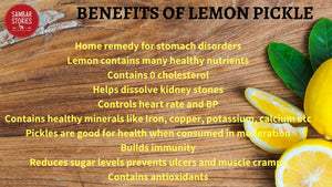 Health Benefits of Lemon Pickle